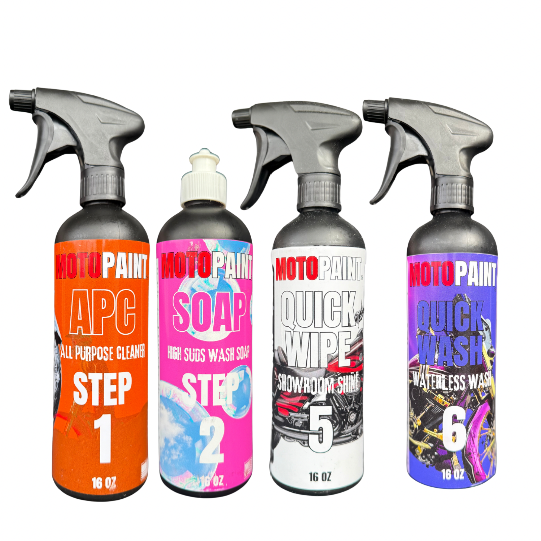 MOTOPAINT-Detail Bundle (4) 16oz bottles